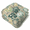 Emerald Green Floral, variant on Outdoor Chair Cushions Set of 2, 19x19x4 Inch Tufted Seat Pads, Waterproof, UV-Resistant for Dining, Patio, Garden Furniture – Rich Forest Green