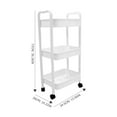 Axio MultiTier Rolling Utility Cart with Handle MultiFunctional