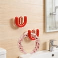 thumbnail image 4 of YiJuHui Wall Mounted Slipper Rack, No Drill Shoe Organizer with Suction Cups, Bathroom Toilet Storage Hooks for Umbrella Bags, Space Saving Waterproof Entryway Closet Shelf, 4 of 6