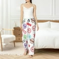 thumbnail image 4 of Pajama Pants Women - color Mark Print Soft Breathable Sleep & Lounge Pants for Women, Comfy Casual Pj Pants Bottoms with Pockets, 4 of 7
