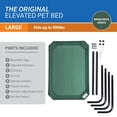 thumbnail image 3 of Cama Elevada para Mascotas Coolaroo Gale Pacific verde Grande, 3 of 6