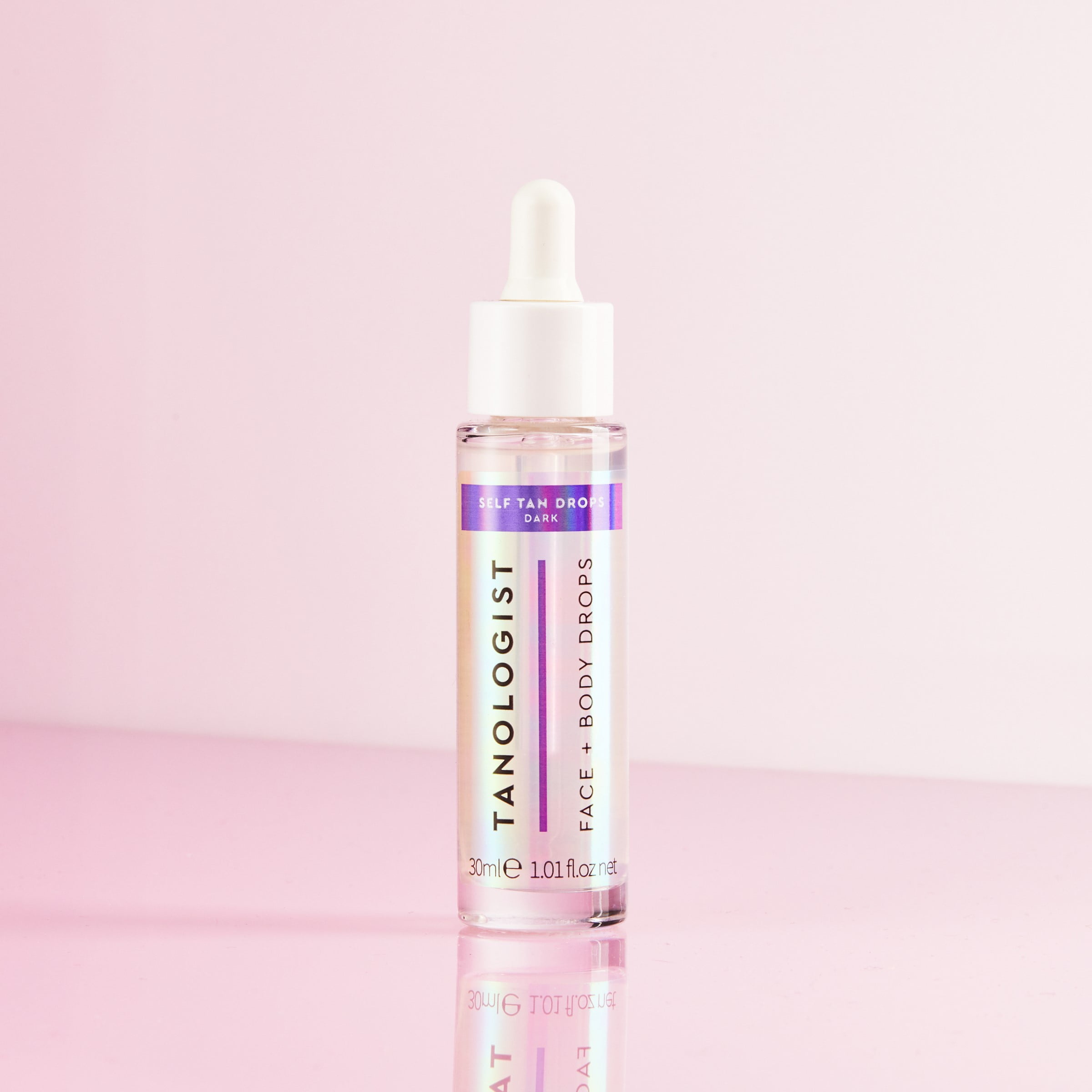 Tanologist Self Tan Drops, Dark Tanning Water, Liquid, for Face & Body, 1.01 fl. oz. /30 ml Bottle