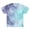 Light Blue, variant on Krdevn Men's Novelty Tie Dye Print Short Sleeve T Shirt,3XL