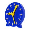 thumbnail image 2 of Reloj de aprendizaje para niños, reloj de aprendizaje para estudiantes, reloj de engranajes de 12/24 horas, para mayores de 4 años, azul., 2 of 5