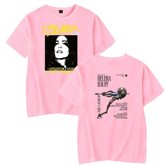 Helena Hauff Merch T-Shirt Men Women Short Sleeve Rapper Crewneck Streetwear Pullover Top Tee Style3