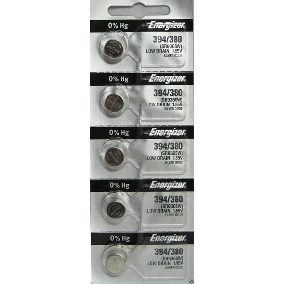 5 ENERGIZER (1 Pack) 394 3V Lithium Coin Cell Batteries