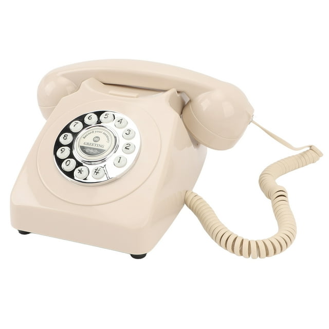 Saluaqui Audio Guest Book Wedding Phone, Clear Sound Convenient Use Audio Message Recording Telephone, Retro Phone Audio GuestBook for Wedding Event Birthday Party