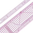 thumbnail image 3 of maskred Sewing Ruler Double Side Metric Zero Centering Quilting Marking Plastic DIY Clothing Dressmaking Drawing Drafting Supply, 3 of 8