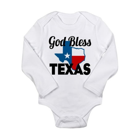

CafePress - God Bless Texas Body Suit - Long Sleeve Infant Bodysuit