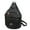 Black B, variant on Women's Cowhide Leather Backpack Convertible Sling One Shoulder Large Bag Secure Entry 7 Pocket