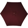 Mainstays 8' Wood Market Umbrella, Burgundy