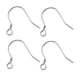 thumbnail image 1 of 2 Pares de Ganchos para Pendientes Hipoalergénicos, Ganchos para Pendientes de Alambre Francés, Piezas de Joyería Hechas a Mano Diy Baoblaze aretes de plata de ley, 1 of 8