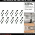 thumbnail image 2 of E-Track Self-Drilling Metal Screw 20-Piece Set 1/4 x 1-1/4 Inch, 2 of 5