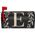 thumbnail image 2 of Classic Monogram Letter E Mailbox Cover Magnetic Standard Size Waterproof Letter Post Box Cover Wrap Oversize Decoration Welcome Home Garden Outdoor 21" Lx 18" W, 2 of 6