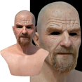 thumbnail image 5 of Navidad Breaking Bad Old Man disfraz máscara completa Halloween Cosplay casco, 5 of 5