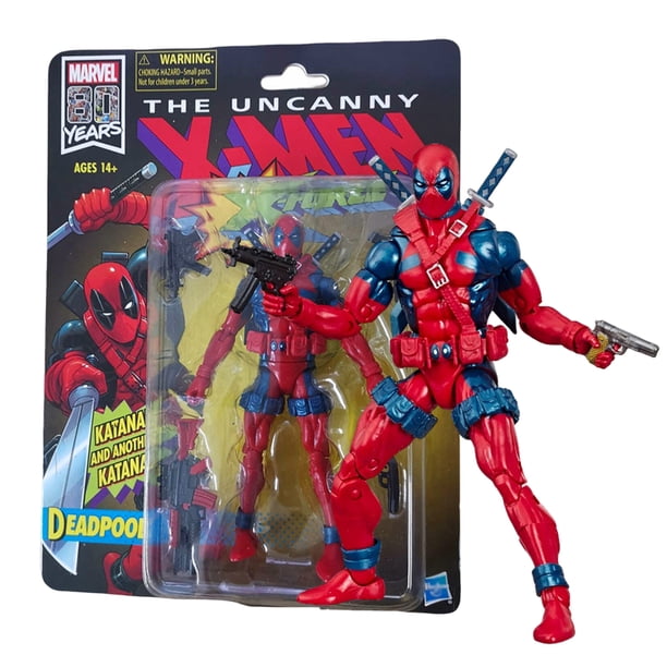 Hasbro-figura DE ACCIÓN DE Deadpool, modelo de colección de Anime de 80 Aniversario limitado, Spiderman Venom Kraven 2099, Peter Parker legend(Deadpool,