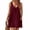 Wine, variant on Womens Dresses Summer Pullover Mini Dress Sleeveless Plain 2026 Pockets Cami Dress for Women V-Neck