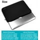 thumbnail image 4 of Naukay - Funda de neopreno resistente para laptop, 13-13.3 pulgadas, funda de bolsillo para computadora/tablet, portafolios de transporte compatible con MacBook Pro, MacBook Air, computadora portátil, 4 of 5