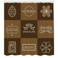 thumbnail image 3 of Ambesonne Chocolate Shower Curtain, Cocoa Chocolate, 69"Wx70"L, Cocoa Chocolate, 3 of 3