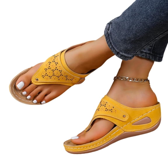 Willtoo Orthopedic Sandals for Women 2026 Dressy Arch Support Flip Flops for Women Comfortable Sandals Casual Summer Beach