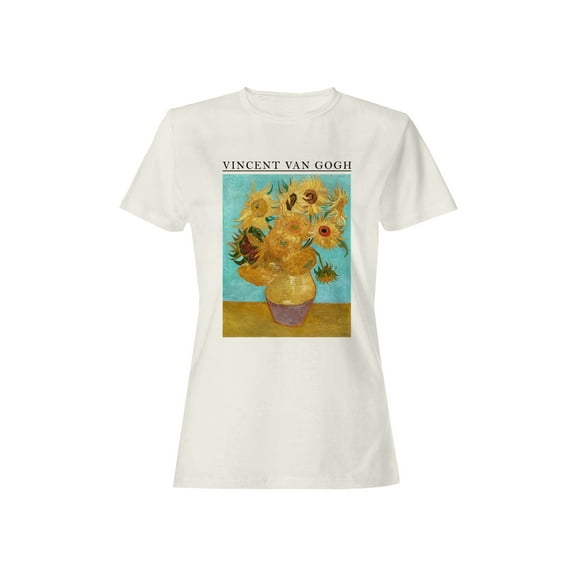 Sunflowers in a Vase by Van Gogh Women's T-shirt