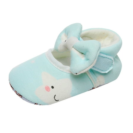 

Ierhent Walking Shoes for Babies Baby Sock Shoes Baby Walking Shoes Non-Slip Breathable Slippers with Soft(Light Blue 11)