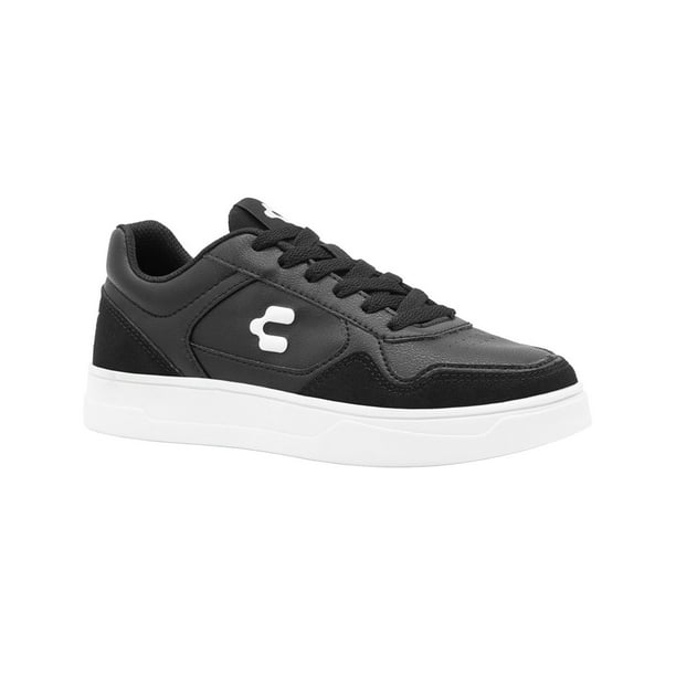 Tenis Urbano Charly Vulcanizado Para Mujer Negro Blanco negro 24