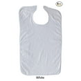 thumbnail image 1 of Adult Terry Cloth Bib With Velcro Closure Size 18 X 30 - 6 Pack - White, 1 of 1