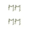 thumbnail image 2 of Bewildely Ambiente artístico - Plantas artificiales ecológicas para la decoración del hogar Decoración elegante de la pared de flores Type1 NO1, 2 of 6