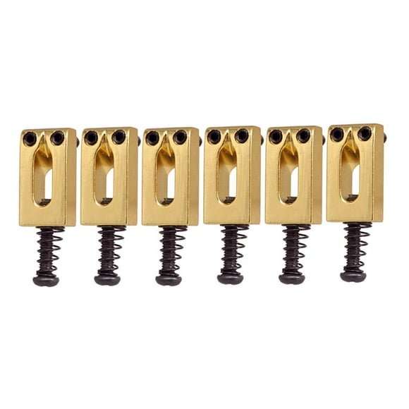 6 Piezas de Sillines de Puente de Trémolo de Guitarra Eléctrica, de Sillín de Puente de Trémolo para Accesorios de Guitarra Eléctrica, 20x10 Yuyangstore Repuestos de sillines de guitarra
