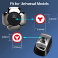 thumbnail image 3 of Electric Razor Shaver Head 9 Blade Replacement, Self-Sharpening Technology Stainless Steel Blade Head for Close And Clean Shave, Compatible With Multiple Mainstream Brands (Silver), 3 of 7