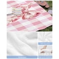 thumbnail image 6 of Pink Floral Print Beach Towels Oversized Super Absorbent, Checkered Bow Rose Flower Gingham Lightweight Bath Towel Quick Dry Sets For Bathroom/Pool/Rv Camping/Beach Play/Gym Room/Picnic 30"x60", 6 of 8