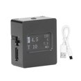 thumbnail image 1 of Medidor de luz de cámara Fotómetro de reflexión superior Fijación de zapata fría con cable USB HY‑201XNegro, 1 of 14