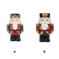 thumbnail image 1 of relayinert Noël Nutcracker Décors Intéressants Exquis Ornement de Table Figurines Décorations Décoration de Festival Ornements pour la Maison Rouge, 1 of 5