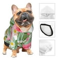 thumbnail image 4 of Uemuo Tropical Flamingo for Winter Dog Hoodie Sweatshirts with Pockets Warm Dog Clothes for Small Dogs Chihuahua-Large, 4 of 8