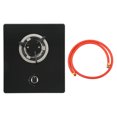 thumbnail image 3 of Kitchen Gas Hob, Tempered Glass Panel 290x325mm Even Heat RV Gas Stove Easy To   For Yacht For  For Boat, 3 of 8