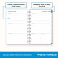 thumbnail image 3 of Blue Sky 2026 Weekly and Monthly Planner Calendar, January 2026 - December 2026, 5" x 8", Flexible Cover, Laminated Tabs, Durable Twin Wire Binding, Rue Du Flore, 3 of 9