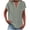 128#Light Green, variant on Short Sleeve Shirts for Women,Summer Button Tunic Tops V Neck Casual Shirt Solid Loose Fit Blouses 2026 Sky Blue 2XL