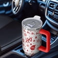 thumbnail image 6 of Christmas 40oz Tumbler– Stainless Steel Insulated Tumbler with Handle and Straw, Large Capacity Travel Cup for Hot & Cold Drinks, 6 of 7