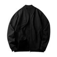 thumbnail image 4 of SnnmBlm Men's Windbreaker Lightweight Jacket, Windproof Casual Jacket with Pockets, Coat with Full Zip Black 2XL, 4 of 4