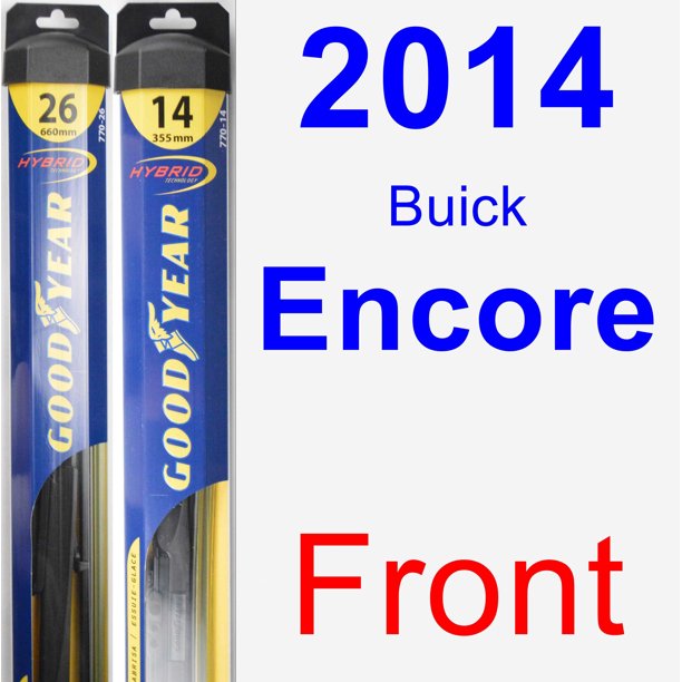 2014 Buick Encore Wiper Blade Set Kit Front 2 Blades Hybrid Walmart Com Walmart Com
