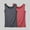 Red, variant on QUINDOS 2 Pack Tank Tops for Women Athletic Summer Camisoles for Women Plus Sleeveless Multi Pack Strap Sports Crew Neck Cami Shirts Solid Color Loose Ruffle Undershirts