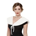 thumbnail image 2 of Deluxe 20s Faux Fur Stole White Costume Accessory, 2 of 2