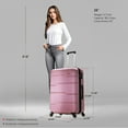 thumbnail image 3 of DUKAP Rodez 28" Lightweight Hardside Spinner Luggage, 3 of 11