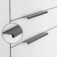 thumbnail image 2 of 10pcs Black Handles,invisible,matte Black Furniture Handles In Aluminum Alloy Center Distance 96mm, 2 of 5