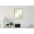 thumbnail image 4 of Amanti Art Svelte Polished Gold Beveled Wood Wall Mirror 21.5 x 17.5 in., 4 of 7