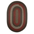 thumbnail image 1 of Indoor/Outdoor Rug, Brown Reversible Braided Textured Design, 4Ft. X 6Ft. Oval Deck/Patio Carpet, 1 of 2