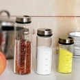 thumbnail image 6 of Bxaolu Salt Pepper Shakers with Adjustable Outlet Holes Clear Glass Shaker Bottles Spice Seasoning Cans for Kitchen Decor and Home Restaurant BBQ Camping Farmhouse Kitchen Accessories (300ml), 6 of 8