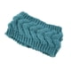 thumbnail image 4 of sweethay Diadema de invierno Calentadores de orejas de punto Accesorios para el cabello para mujer Azul lago Type2 NO2, 4 of 6