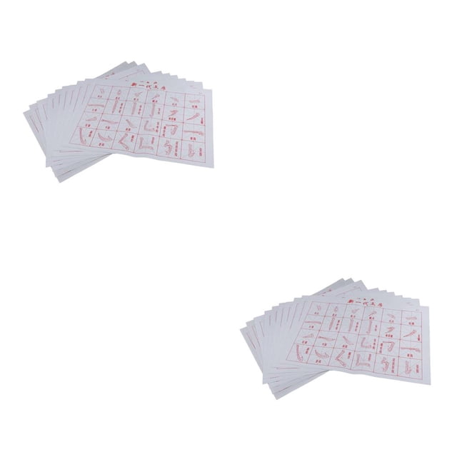 Methold 10x Reusable Chinese Calligraphy Kanji Water Writing Cloth for Practicing Tipo 3 10 piezas 2piezas